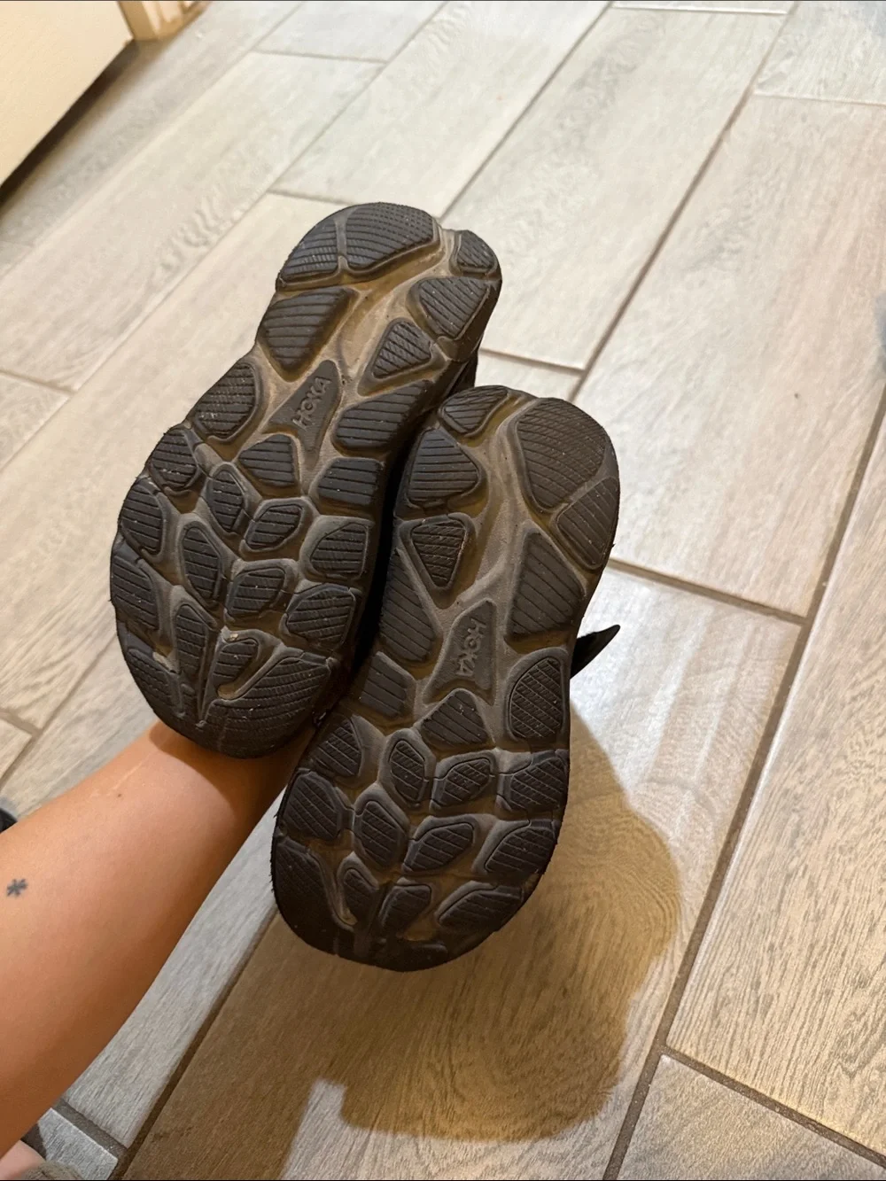 Hoka Kids Black Sneakers